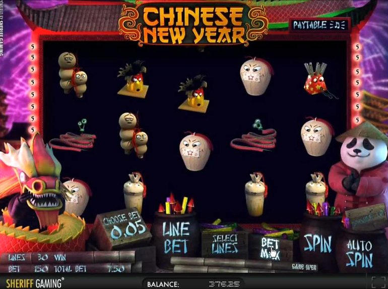 Chinese New Year video slot