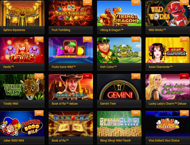 Progressive slots by Novomatic