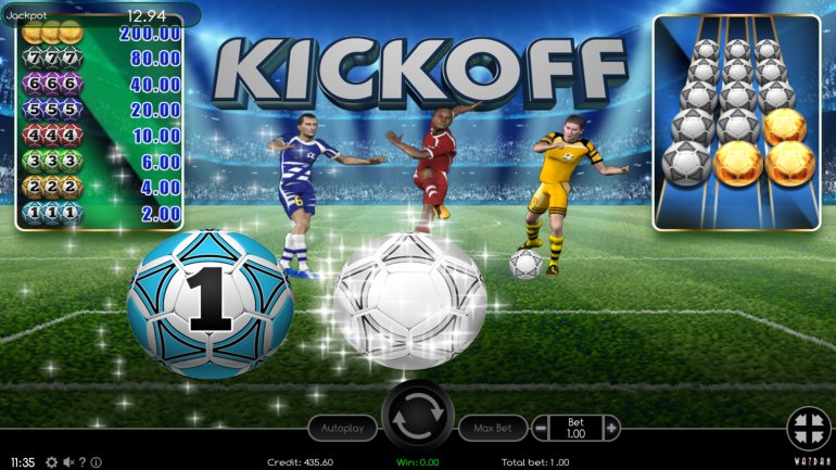 Kickoff video slot