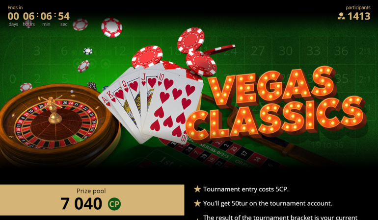 Regular Tournament at Riobet in Vegas Classic Tournament at Riobet Vegas Classic Tournament at Riobet