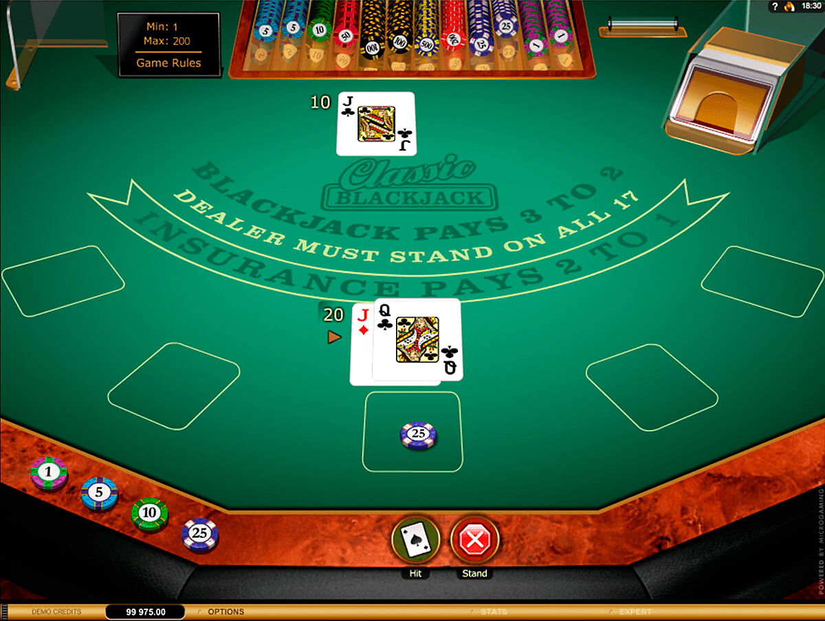 Table for Atlantic City Blackjack by Microgaming Atlantic City Blackjack from Microgaming